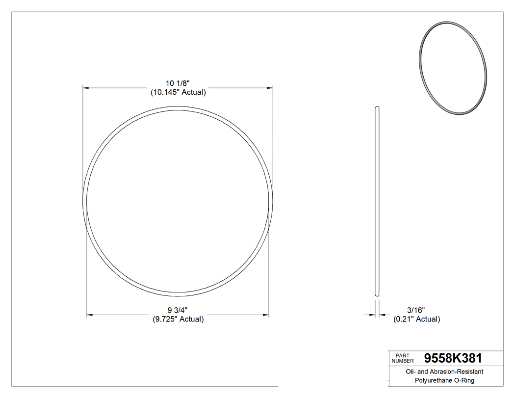 Technical drawing - 9558K381
